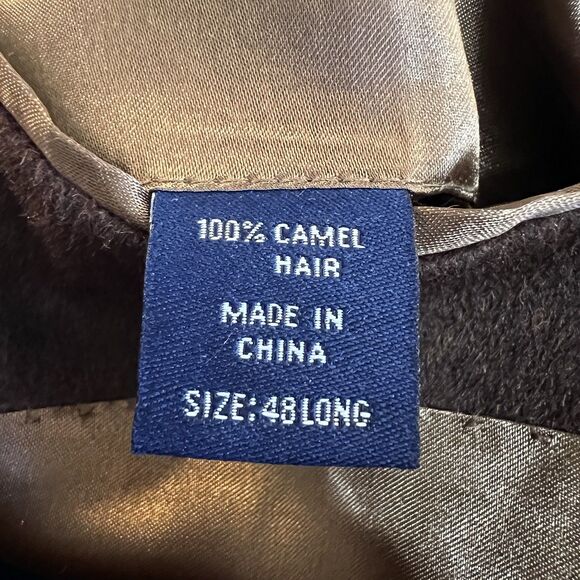 Paul Fredrick Blazer Sport Coat Brown Camel Hair Men’s 48 Long - Picture 8 of 12